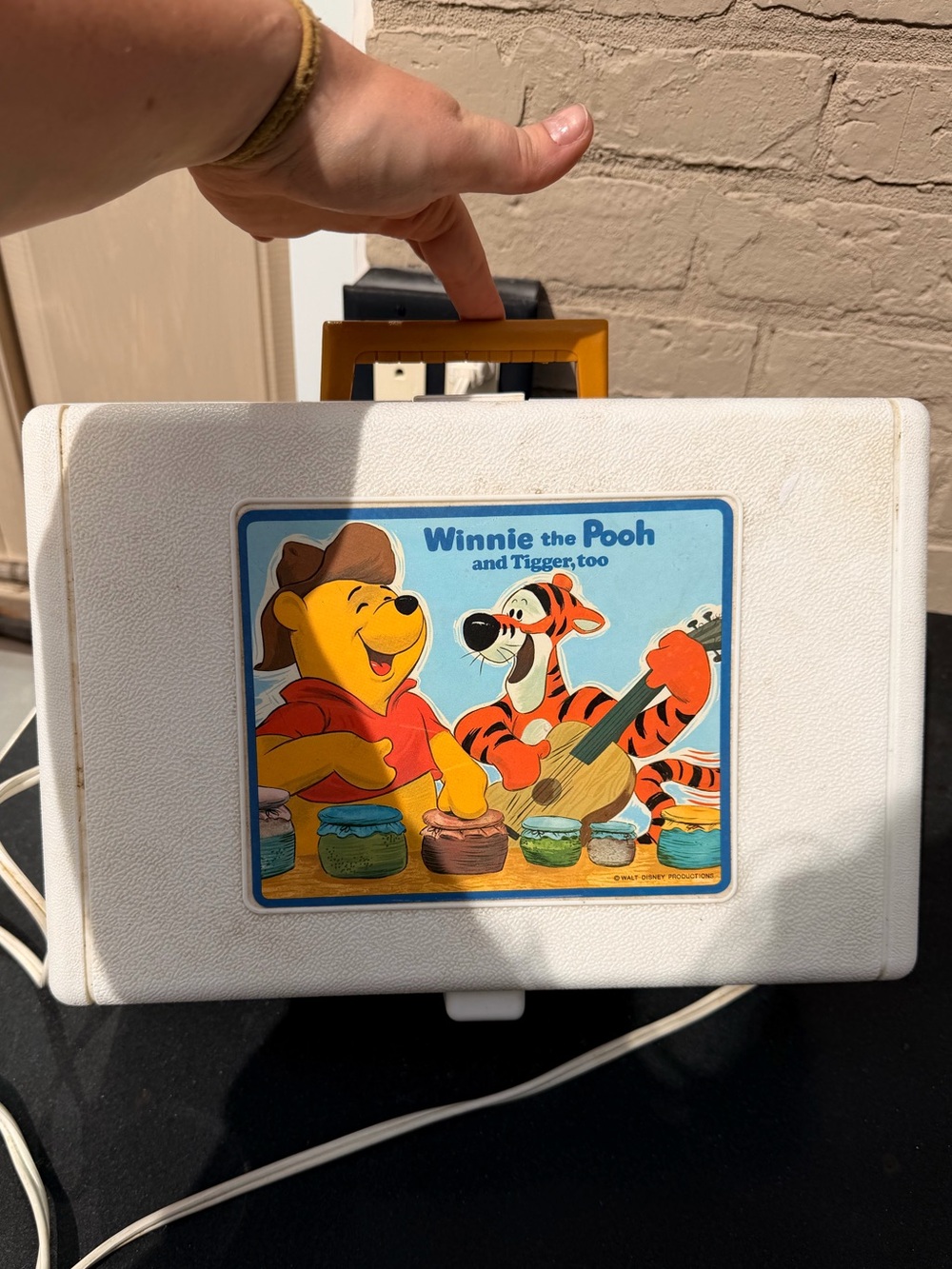 Vintage 1970s Sears Winnie the Pooh Record Player